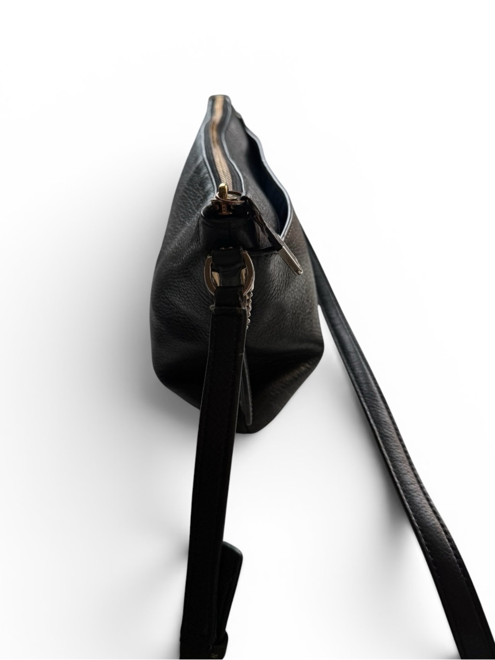 Coach Black Pebbled Leather Crossbody Bag - Picture 6 of 6